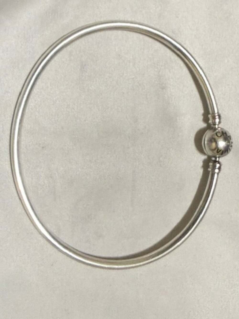 Chamilia Sterling Silver Bangle Charm Bracelet